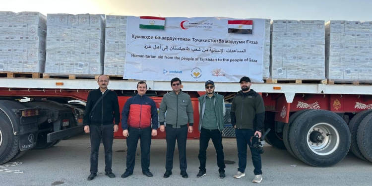 Гуманитарная помощь Таджикистана доставлена жителям Газы