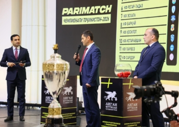 В Душанбе состоялась жеребьевка календаря Париматч-Чемпионата Таджикистана-2026 по футболу