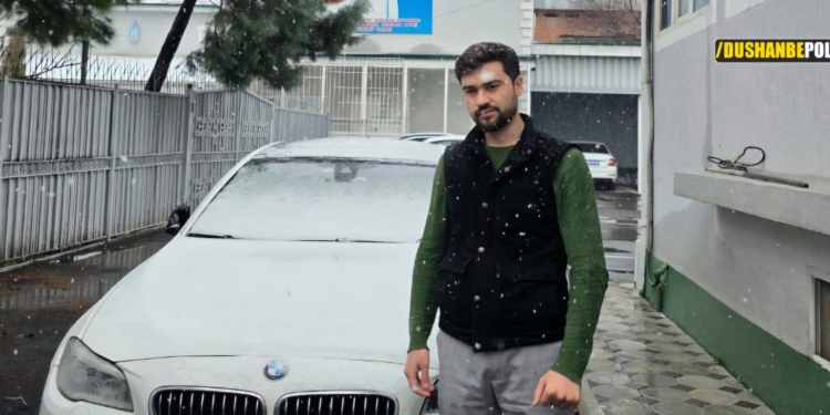 В Душанбе водитель BMW задержан за управление автомобилем под воздействием метамфетамина