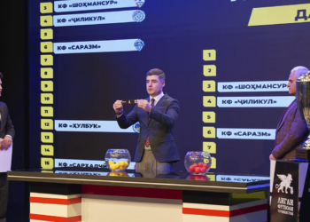 Жеребьевка календаря первой лиги Таджикистана-2026 прошла в Душанбе