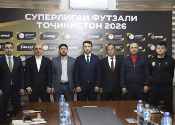 Определён календарь Суперлиги Таджикистана-2026 по футзалу