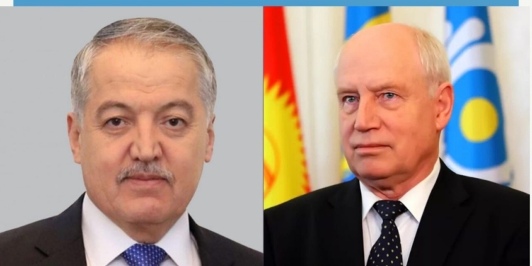 Глава МИД Таджикистана провёл телефонный разговор с генсеком СНГ