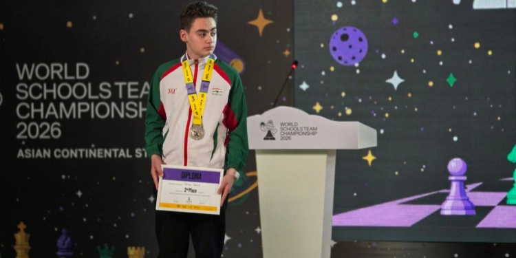 Таджикский школьник стал призёром чемпионата Азии по шахматам