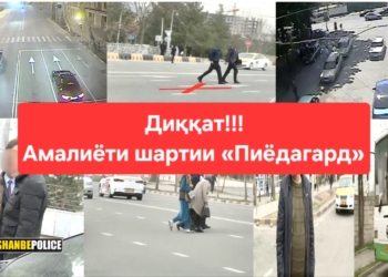 В Душанбе проходит операция «Пешеход»