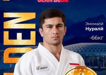 Эмомали Нурали завоевал золото Grand Slam в Душанбе