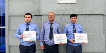 В Душанбе назвали лучших участковых инспекторов мая