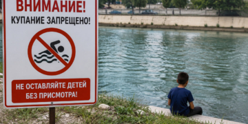 УМВД Душанбе предупредило родителей об опасности купания детей без присмотра