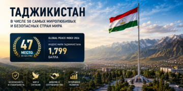 Таджикистан вошёл в число 50 самых безопасных стран мира по версии Global Peace Index 2026