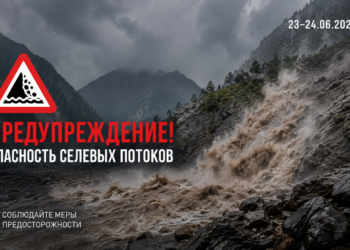 23–24 июня в ряде регионов Таджикистана сохраняется угроза селей
