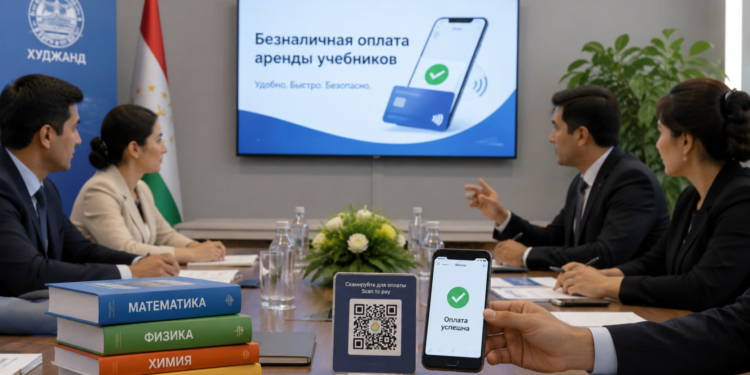 В Худжанде обсудили безналичную оплату аренды учебников