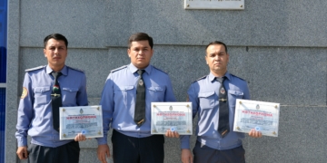 В Душанбе выбрали лучших участковых инспекторов за июнь