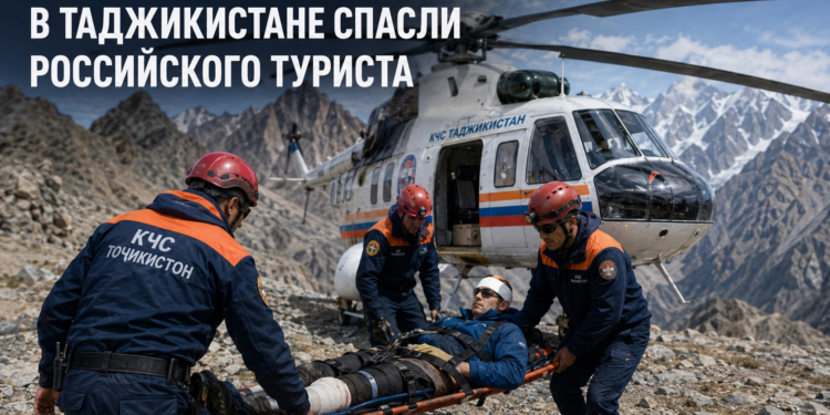 В Таджикистане спасли российского туриста, получившего травмы в горах