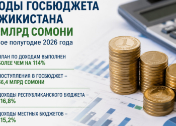Доходы госбюджета Таджикистана достигли 36,4 млрд сомони