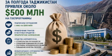 За полгода Таджикистан привлек около $500 млн на госпрограммы