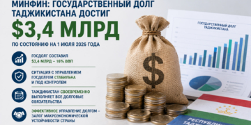 Минфин: государственный долг Таджикистана достиг $3,4 млрд