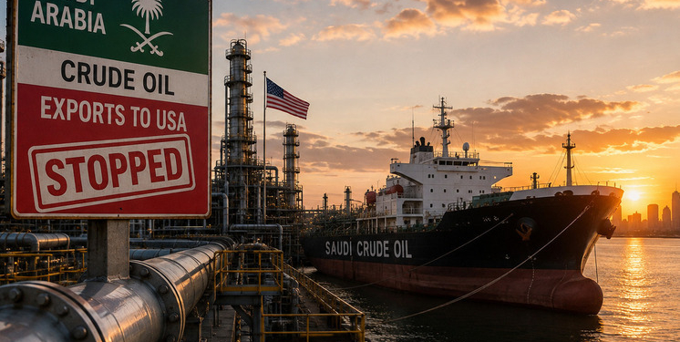 Импорт саудовской нефти в США впервые с 1985 года упал до нуля