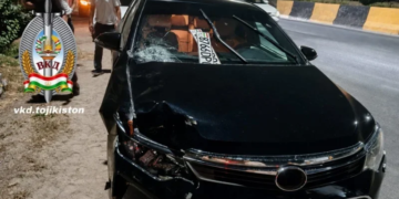 В Вахдате водитель Toyota Camry совершил наезд на трёх пешеходов