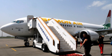 В Душанбе состоялась официальная презентация нового Boeing 737-8 MAX авиакомпании Somon Air