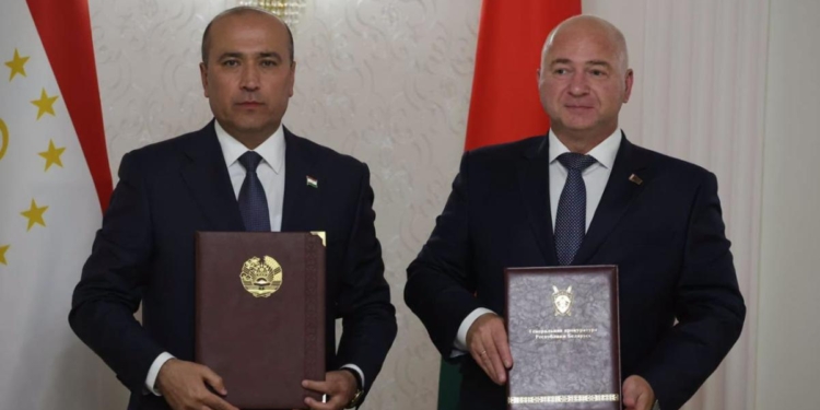 Антикоррупционные ведомства Таджикистана и Беларуси подписали «Программу сотрудничества»