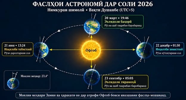 В Таджикистане наступила астрономическая осень
