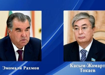 Эмомали Рахмон направил Токаеву соболезнования в связи с гибелью военнослужащих Казахстана