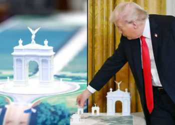 Трамп хочет построить в Вашингтоне триумфальную арку с дронами и снайперами