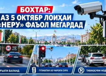 В Бохтаре камеры начнут фиксировать нарушения ПДД