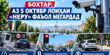 В Бохтаре камеры начнут фиксировать нарушения ПДД