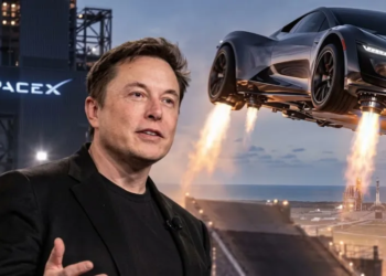 Tesla представила «летающий» спорткар Roadster