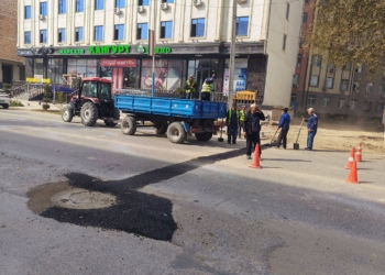 В Бохтаре заасфальтировали 3 593 кв. м дорог и обновили разметку на 20,9 км