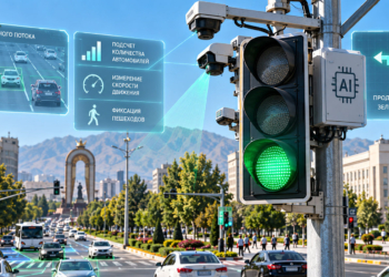 AI-светофоры в Душанбе самостоятельно меняют время зелёного сигнала