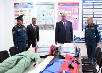 В Шахринавском районе открыли центр подготовки спасателей