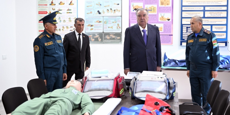 В Шахринавском районе открыли центр подготовки спасателей