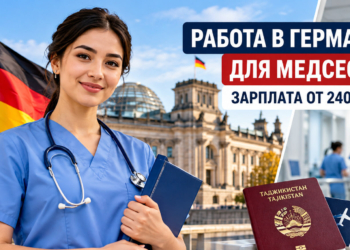 Германия приглашает медсестёр из Таджикистана на работу с зарплатой от 2400 евро