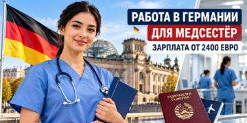 Германия приглашает медсестёр из Таджикистана на работу с зарплатой от 2400 евро