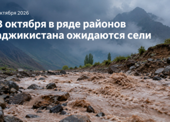 28 октября в ряде районов Таджикистана ожидаются сели