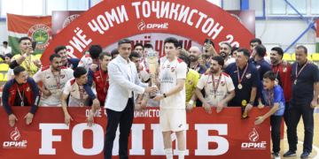 «Сипар» во второй раз подряд выиграл Кубок Таджикистана по футзалу